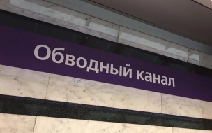 На участке "фиолетовой" линии петербургского метро задерживаются поезда