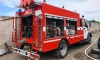 Воскресным утром 30 пожарных тушили частный дом в Парголово