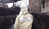 В Левашово ночью пожар тушили 15 спасателей
