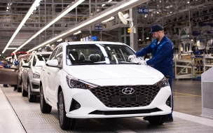 Петербургский завод Hyundai выпустил почти 220 тысяч автомобилей в 2020 году