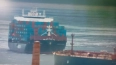 Иностранный контейнеровоз сел на мель в Финском заливе ...