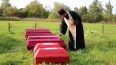 В Отрадном захоронили останки 39 красноармейцев