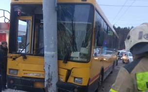 Девять человек пострадали при столкновении автобуса со столбом в Удмуртии