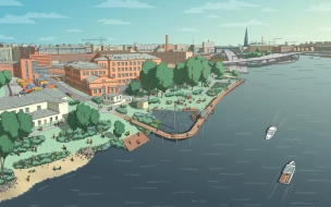 Новый парк планируют построить на набережной Макарова в Петербурге