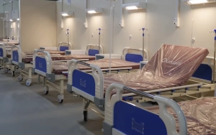 В госпитале "Ленэкспо" развернули еще почти 500 коек для коронавирусных больных