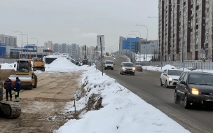 На Московско-Дунайской развязке запустили движение по новому путепроводу
