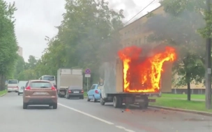 В Кировском районе сгорела "Газель"