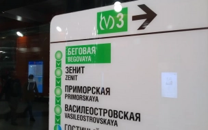 Станцию метро "Зенит" в Петербурге открыли в тестовом режиме