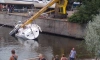 В Кронштадте подъемный кран упал в воду