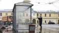 В Петербурге помыли остановки общественного транспорта