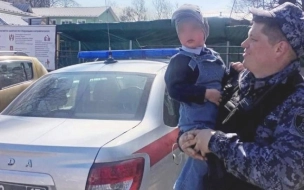В Выборгском районе Петербурга росгвардейцы нашли и вернули потерявшегося трехлетнего ребенка