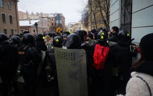 Свыше 350 человек арестовали в Петербурге за участие в протестах
