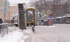 За сутки с улиц Петербурга вывезли 1100 кубометров снега 