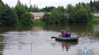 Труп нашли на озере в Рапполово 