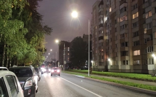 Пулковскую улицу осветили современные светодиодные светильники