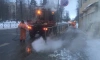 В Петербурге на очистку стоковых канализаций после потепления вышли 40 аварийных бригад