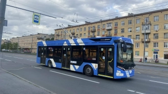 Из-за обрыва контактного провода на проспекте Ветеранов изменили движение троллейбусов