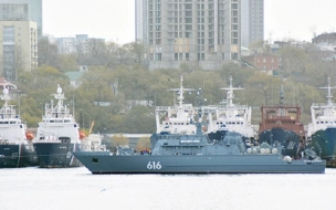 В состав ТОФ вошел новый минно-тральный корабль "Яков Баляев"