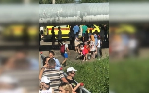 В Приморском районе поезд сбил самокатчика
