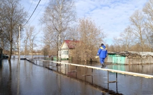 Уровень воды в реке Тихвинка поднялся до 532 сантиметров