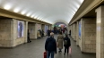 Утром вестибюль станции метро "Сенная площадь" закрылся ...