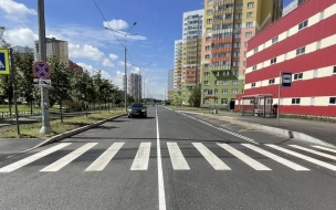 На улице Корнея Чуковского уложили более 7 тыс. квадратных метров асфальта