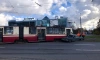 "Волга" и трамвай не смогли разъехаться на проспекте Культуры