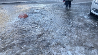 Пожилой петербуржец умер в реанимации после того, как упал на льду