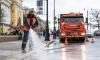 В День Победы центр Петербурга чистили около 200 специалистов и 40 единиц спецтехники