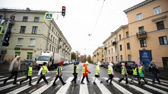 В двух районах Петербурга установили новые светофорные объекты