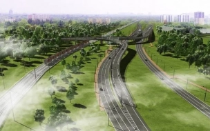 Реконструкция Петрозаводского шоссе в Колпинском района завершена на 30%