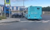 Очередное ДТП и опасный разворот: в Петербурге в четверг зафиксировано два инцидента с новыми автобусами
