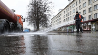 В Петербурге на прошлой неделе началась полноценная мойка города