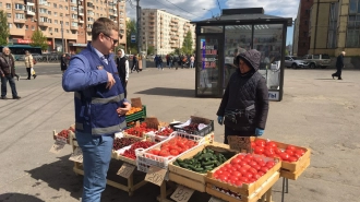 В восьми районах Петербурга от незаконной торговли освободили 57 земельных участков