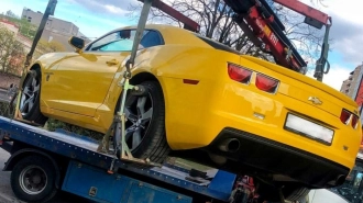 Петербургские приставы арестовали Chevrolet Camaro из-за долга владельца