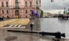 Вода в Неве поднялась на 20 см из-за сильного ветра и ливня