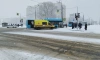 Лазурный автобус попал в ДТП в Колпинском районе