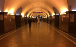 Вход на станцию метро "Площадь Ленина" временно закрыли из-за оставленной на эскалаторе тележки