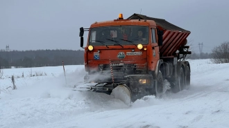 За прошлую неделю от снега и наледи очищено 86 тысяч километров дорог в Ленобласти