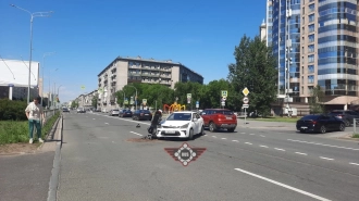 На Варшавской улице водитель Kia сбил байкера