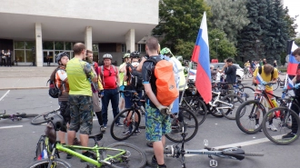 В Петербурге прошел велопробег "Приморская восьмерка"