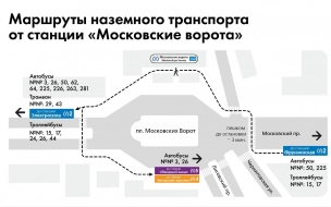 С 5 июня на станции метро "Московские ворота" будет вестись ремонт эскалатора