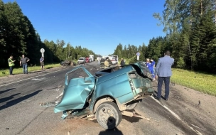 Число пострадавших в ДТП на трассе "Нарва" в Ленобласти увеличилось до восьми