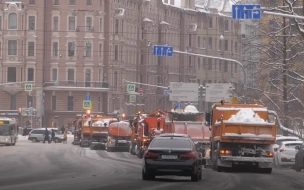 В Петербурге расплавили более 7 тыс. кубометров снега за сутки