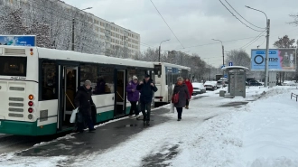 Трассы шести автобусных маршрутов в Петербурге изменят с 9 января