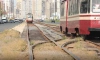 В Купчино сносят гаражи для строительства трамвайной линии до Славянки