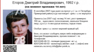 Новость о найденном спустя 18 лет мужчине в Петербурге оказалась технической ошибкой