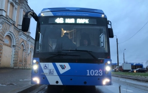 Троллейбусом №46 в Красносельском районе пользуются ежедневно почти 10 тыс. человек