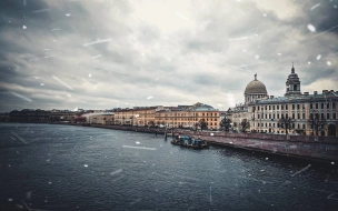 Петербург попал в холодный тыл циклона 8 апреля