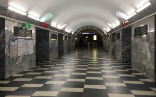 На станции метро "Чернышевская" заменят эскалаторы и отремонтируют вестибюль